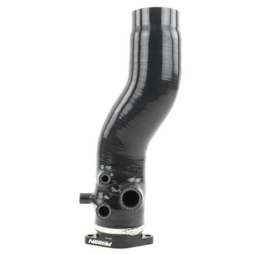 PERRIN 15-21 Subaru WRX / 14-18 Forester XT Turbo Inlet Hose 3in. w/ Turbo Adapter Flange - Black - Image 4