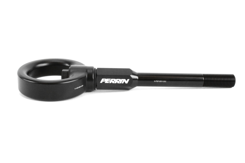 PERRIN 02-07 Subaru WRX/STI Tow Hook Kit (Front) - Flat Black - Image 2