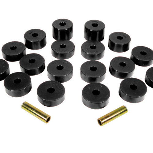 Prothane 74-75 Jeep CJ5 Body Mounts - Black
