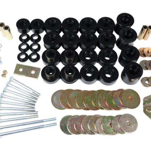 Energy Suspension 8.4113G 91-97 Toyota Land Cruiser FJ80 Body Mount Set w/ Hardware - Black