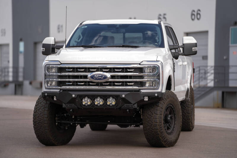 Addictive Desert Designs F810014100103 2023+ Ford F-250/F-350 Bomber Front Bumper (w/ 3 Baja Designs LP6 Mounts) - Image 3