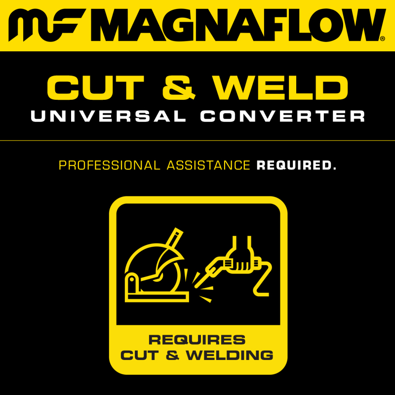 MagnaFlow 53956 Conv Univ 2.5in Inlet/Outlet Center/Center Round - Image 3