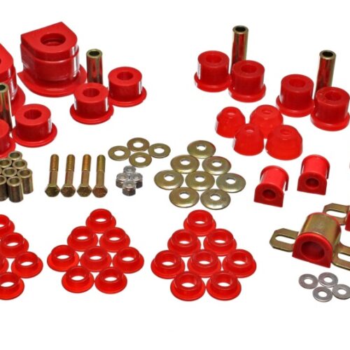 Energy Suspension 86-91 Mazda RX7 Red Hyper-Flex Master Bushing Set - Image 6