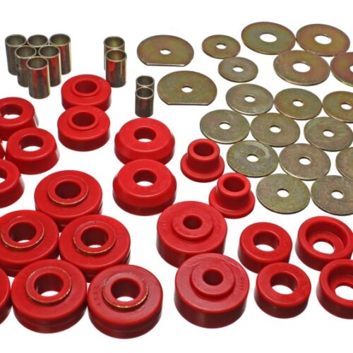 Energy Suspension 3.4138R 65-70 Impala/Caprice Red Body Mount Set - Image 5