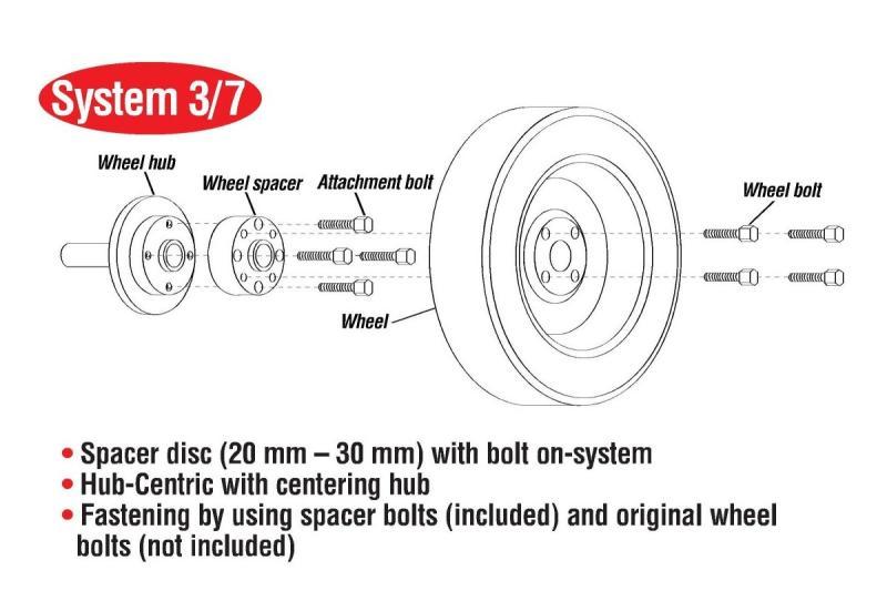 Eibach S90-4-25-029 Pro-Spacer 25mm Spacer / Bolt Pattern 5x114.3 / Hub Center 60 for 06-15 Lexus IS350 - Image 4