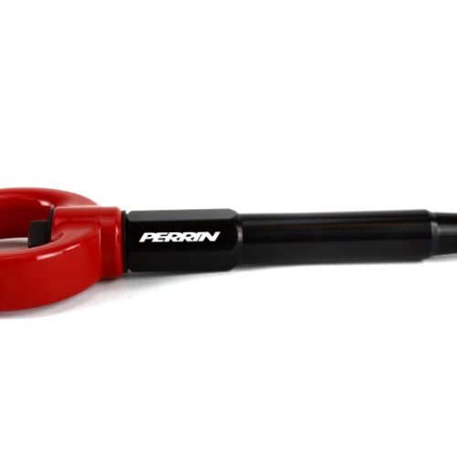 Alternative view of PERRIN 08-14 Subaru WRX/STI (Hatchback) Tow Hook Kit (Rear) - Red