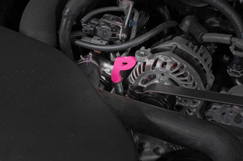 PERRIN 15-26 Subaru WRX & 13-26 BRZ/FR-S/86/GR86 Dipstick Handle P Style - Hyper Pink - Image 5
