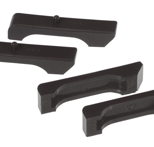 Prothane 68-87 GM Small Block Radiator Isolators - Black