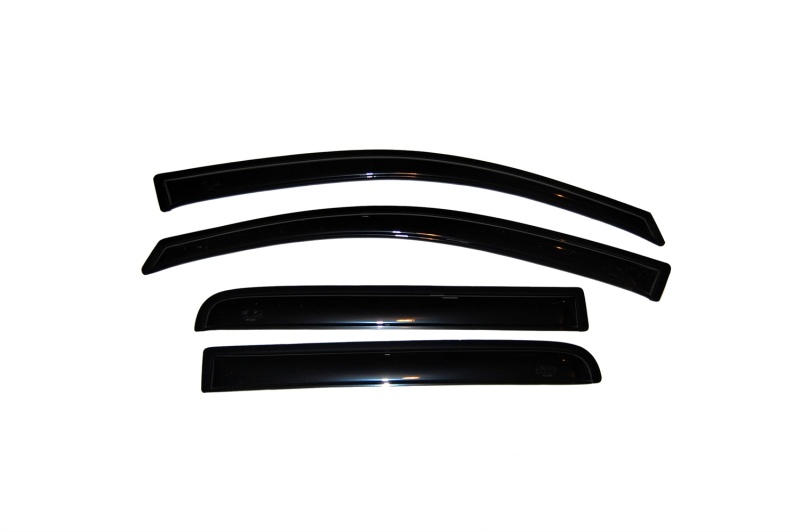 AVS 94858 04-15 Nissan Titan Crew Cab Ventvisor Outside Mount Window Deflectors 4pc - Smoke