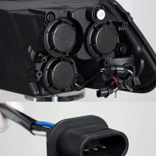 AlphaRex 880597 09-18 Dodge Ram 1500HD PRO-Series Projector Headlights Plank Style Black w/Seq Signal/DRL - Image 3