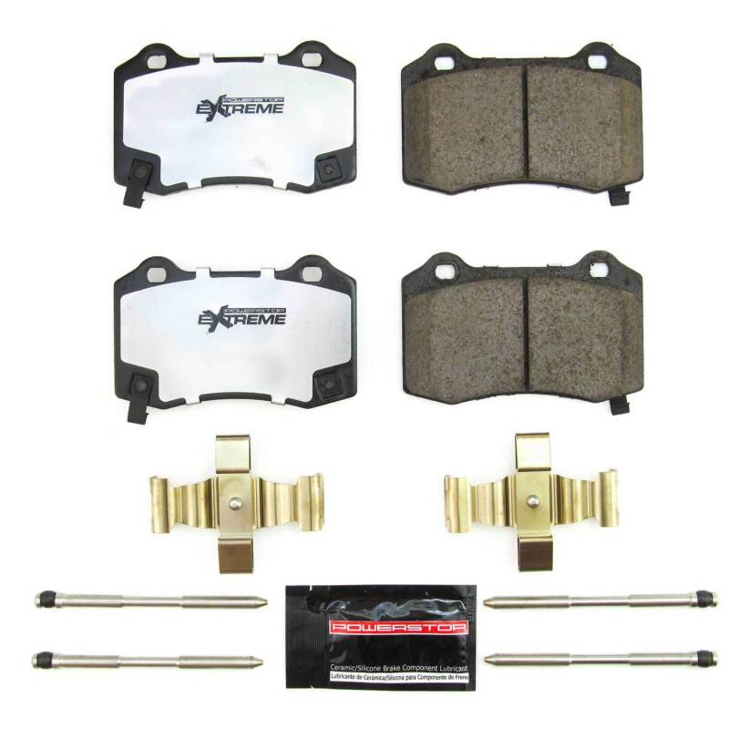 Power Stop 18-21 Jeep Grand Cherokee Rear Z26 Extreme Street Brake Pads w/Hardware - Image 2