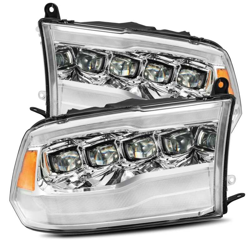 AlphaRex 880591 09-18 Dodge Ram 1500HD NOVA LED Projector Headlights Plank Style Design Chrome w/DRL - Image 3