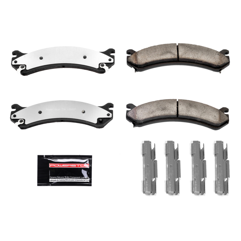 Power Stop 00-05 Cadillac DeVille Front Z36 Truck & Tow Brake Pads w/Hardware - Image 3
