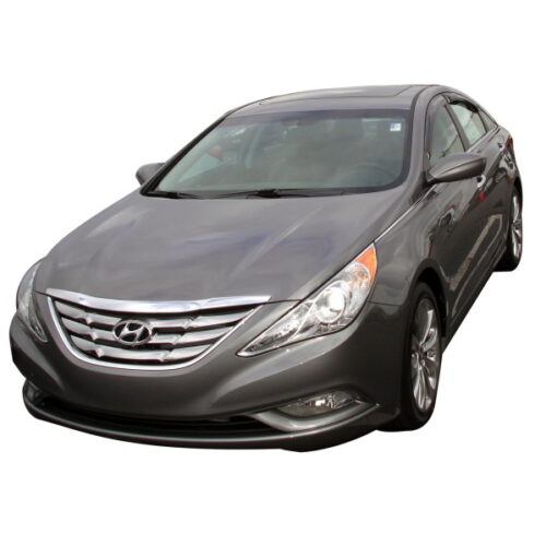 Alternative view of AVS 11-14 Hyundai Sonata (New Body Style) Ventvisor Outside Mount Window Deflectors 4pc - Smoke