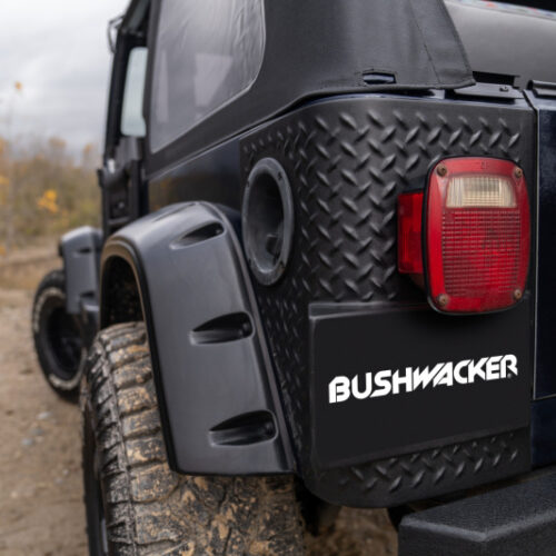 Bushwacker 14004 97-06 Jeep Wrangler Trail Armor Rear Corners - Black - Image 9