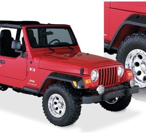 Bushwacker 10917-07 97-06 Jeep TJ Pocket Style Flares 4pc - Black - Image 8