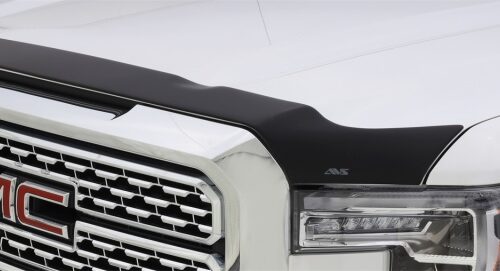 AVS 20-22 GMC Sierra 2500/3500 HD Aeroskin Low Profile Hood Shield - Matte Black