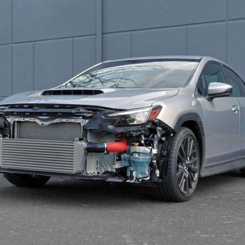 PERRIN 02-26 Subaru WRX/STI Standard Size Front Mount Intercooler Core - Silver - Image 4