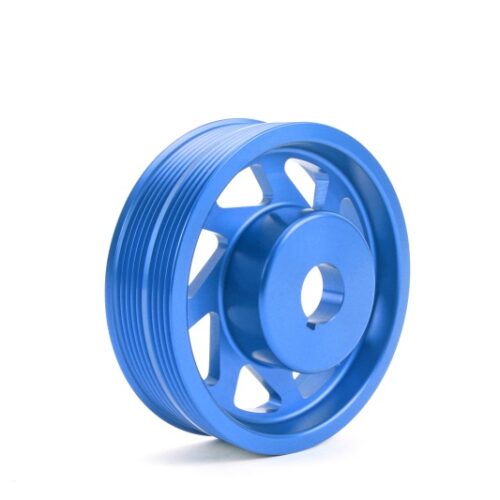 PERRIN 93-14 Subaru Impreza (Incl. 02-14 WRX) / 04-21 STI Lightened Crank Pulley - Blue - Image 4