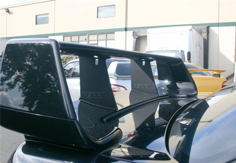 PERRIN 02-07 Subaru STI Wing Stabilizer - Black - Image 4