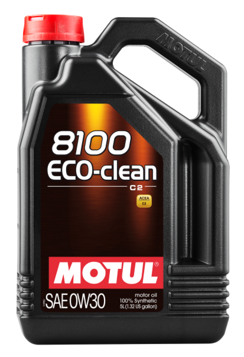 Motul 5L Synthetic Engine Oil 8100 0W30 4x5L ECO-CLEAN ACEA C2 API SM ST.JLR 03.5007 - Image 2
