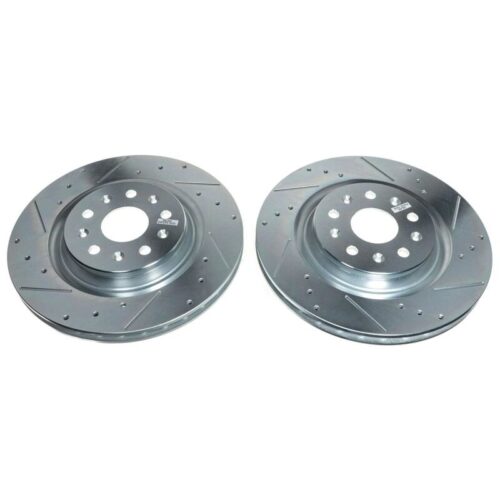 Alternative view of Power Stop 20-21 Chevrolet Corvette Rear Evolution Drilled & Slotted Rotor - Pair