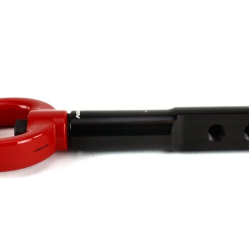 PERRIN 17-21 Honda Civic Si/Type R/Touring/Hatchback Tow Hook Kit Front - Red - Image 2