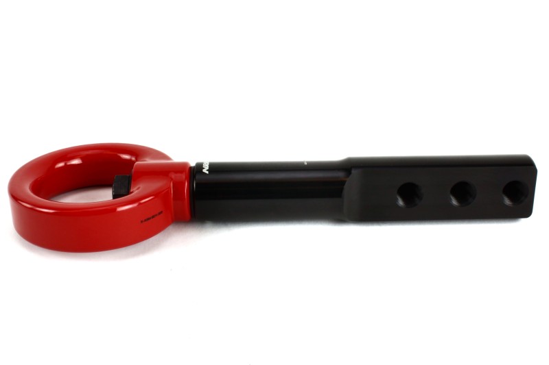 PERRIN 17-21 Honda Civic Si/Type R/Touring/Hatchback Tow Hook Kit Front - Red - Image 2