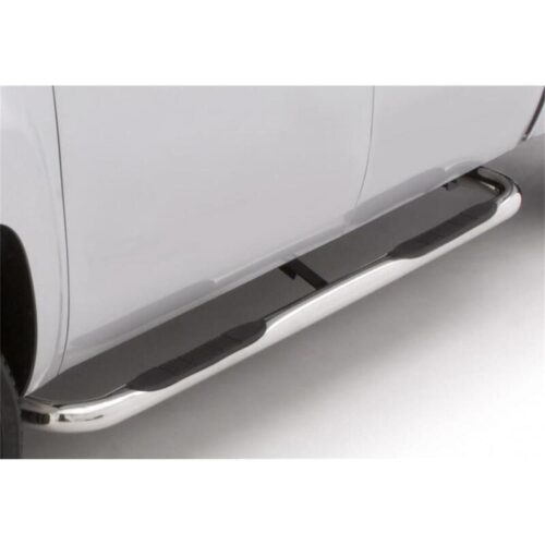 Lund 23266412 97-98 Ford F-150 SuperCab (3Dr) 4in. Oval Curved SS Nerf Bars - Polished - Image 3