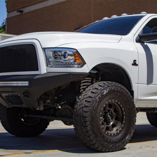 Alternative view of Addictive Desert Designs 10-18 Dodge RAM 2500 Stealth Fighter Front Bumper