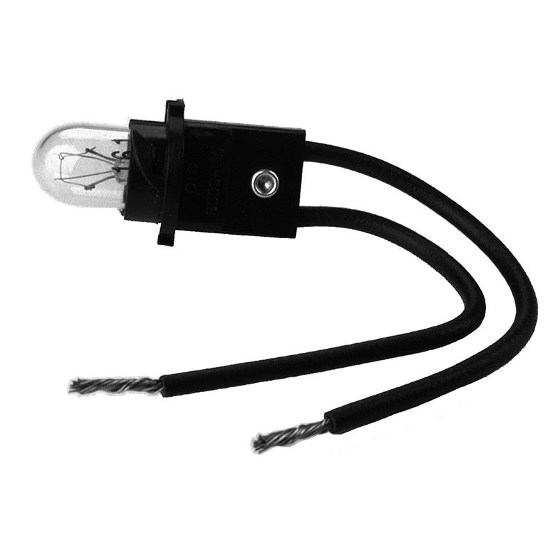 Autometer 3220 T3 2.7W/4.6W/4.9W Wedge Twist In Light Bulb/Socket Assembly