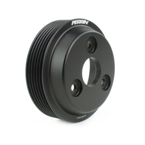 PERRIN 22-26 Subaru WRX / 21-25 Crosstrek / 20-25 LGT/OBXT/FXT Lightweight Water Pump Pulley - Black