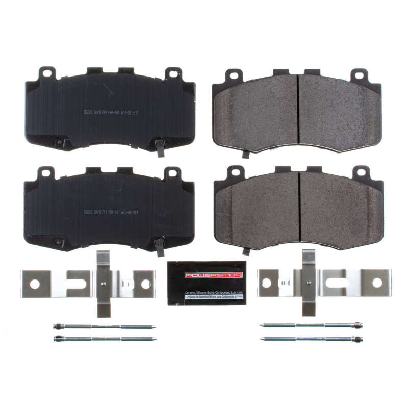Power Stop 18-19 Jeep Grand Cherokee Front Z23 Evolution Sport Brake Pads w/Hardware - Image 8