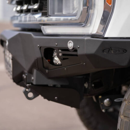 Addictive Desert Designs F810014100103 2023+ Ford F-250/F-350 Bomber Front Bumper (w/ 3 Baja Designs LP6 Mounts) - Image 4
