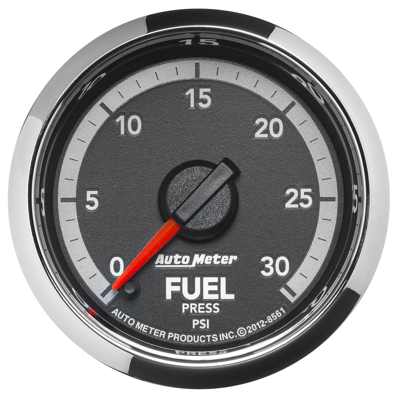 Autometer 8561 Factory Match 52.4mm Full Sweep Electronic 0-30 PSI Fuel Pressure Gauge Dodge 4th Gen - Image 8