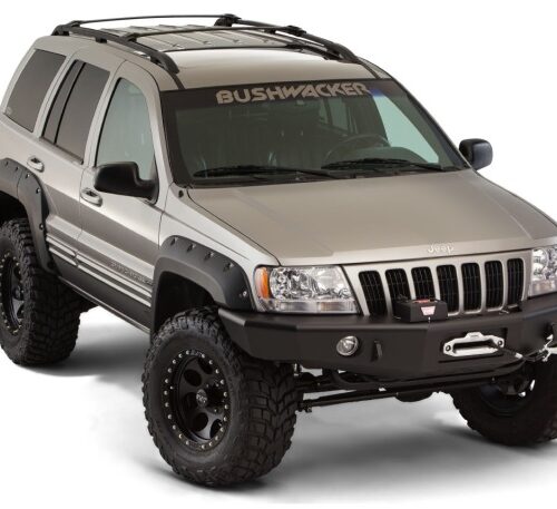 Bushwacker 10926-07 99-04 Jeep Grand Cherokee Cutout Style Flares 4pc - Black - Image 4