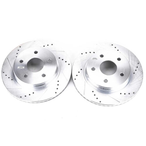 Power Stop 07-09 Chrysler Aspen Front Evolution Drilled & Slotted Rotors - Pair - Image 6