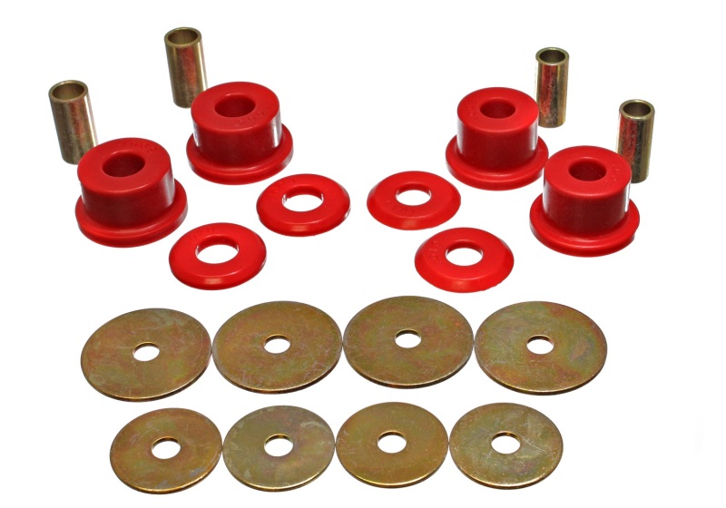 Energy Suspension 5.4105R 90-94 Mitsubishi Eclipse AWD Red Sub-Frame Bushing Set - Image 5
