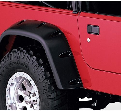 Bushwacker 97-06 Jeep TJ Max Pocket Style Flares 2pc - Black