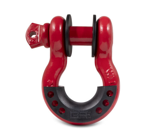 Body Armor 4x4 3204 3/4in Red D-Ring with Black Isolators Single - Image 3