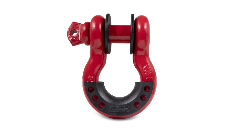 Body Armor 4x4 3204 3/4in Red D-Ring with Black Isolators Single - Image 3