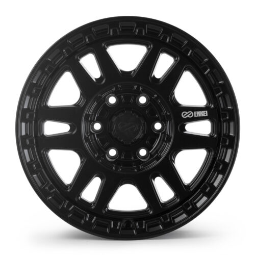 Alternative view of Enkei Trail-Tracker 18x9 / 6x139.7 BP / ET-12 / 106.1mm Bore - Matte Black Wheel