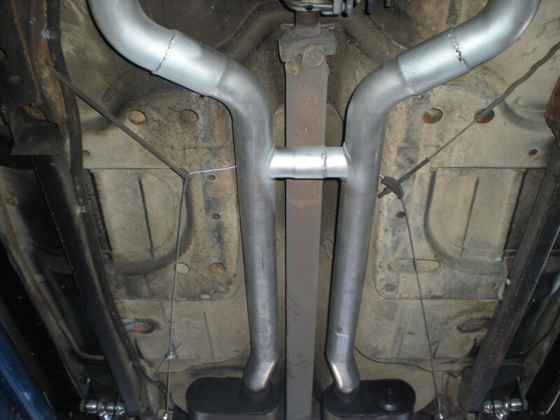 Flowmaster 17129 67-68 GM F-BODY 2.5 in. American Thunder Crossmember-Back Exhaust System - Image 5