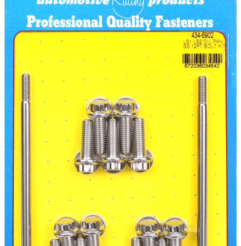 ARP 434-6902 Chevy LS1 LS2 Stainless Steel 12 Point Oil Pan Bolt Kit