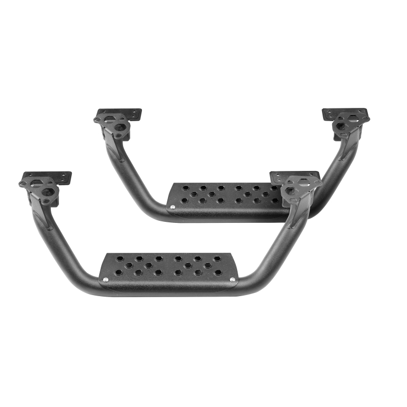 Go Rhino D6410000T Dominator Extreme D6 SideSteps - Tex Blk - 4in Drop Down Steps (Pair) - Image 2