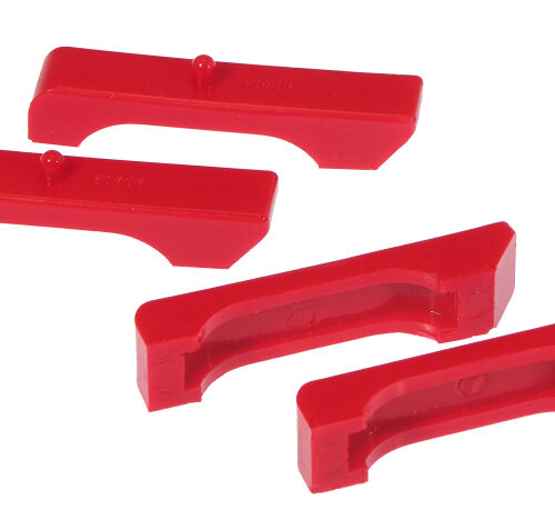 Prothane 68-87 GM Small Block Radiator Isolators - Red