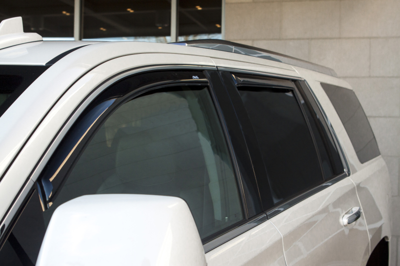AVS 194415 07-14 Cadillac Escalade Ventvisor In-Channel Front & Rear Window Deflectors 4pc - Smoke - Image 2