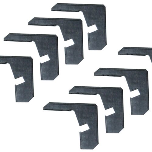 Lund 300068 07-17 Chevy Silverado 1500 Crew Cab EZ Running Board Mounting Bracket Kit - Brite