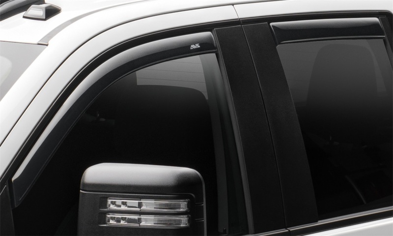 AVS 194805 2019 Chevrolet Silverado 1500 Crew Cab Pickup Ventvisor In-Channel 4pc - Smoke