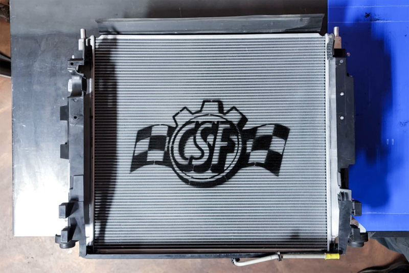 CSF 16-24 Chevrolet Camaro AT and MT / 16-19 Cadillac CTS-V High Performance All Aluminum Radiator - Image 10